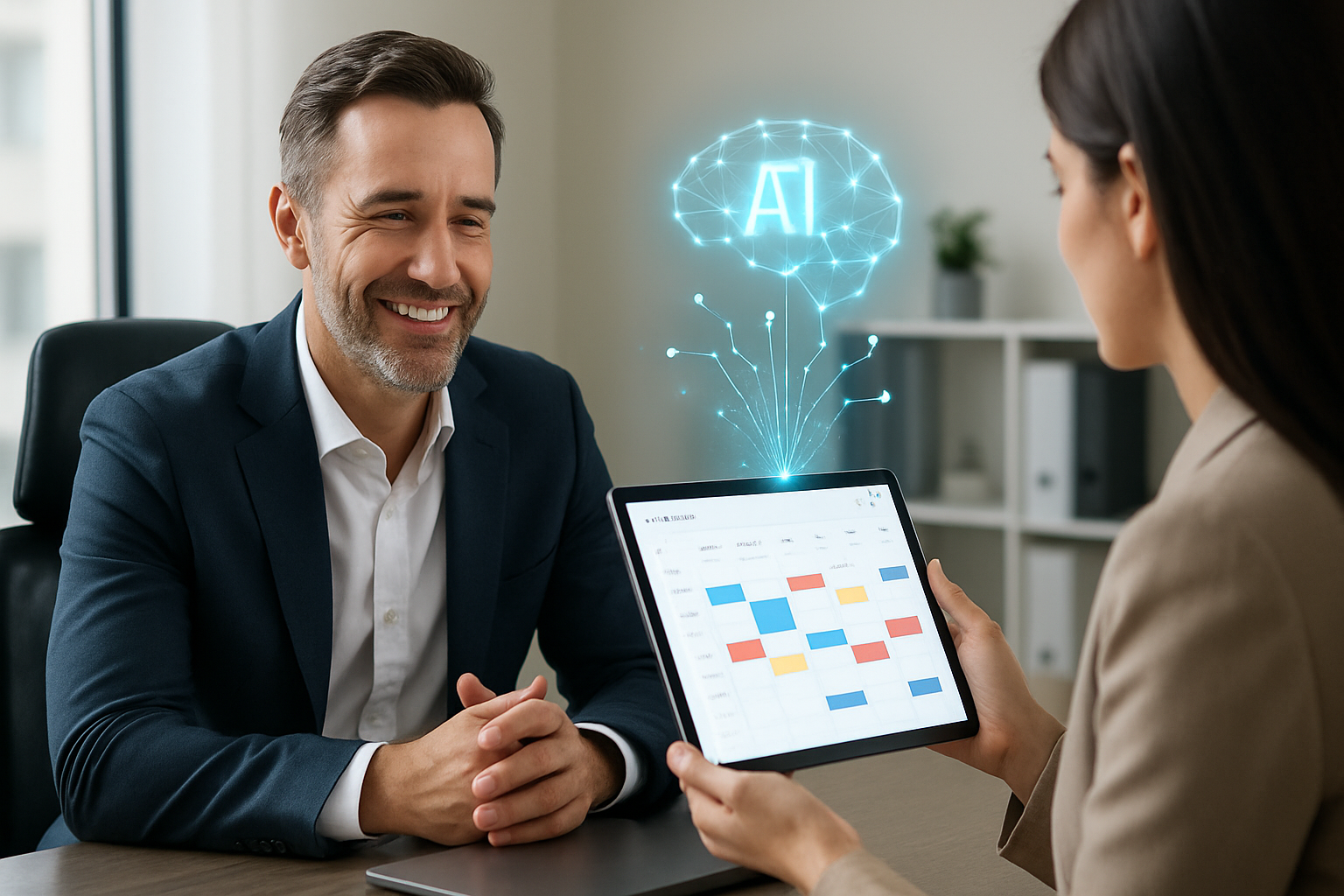 Why Busy Executives Should Delegate Meeting Scheduling to a Human+AI Assistant