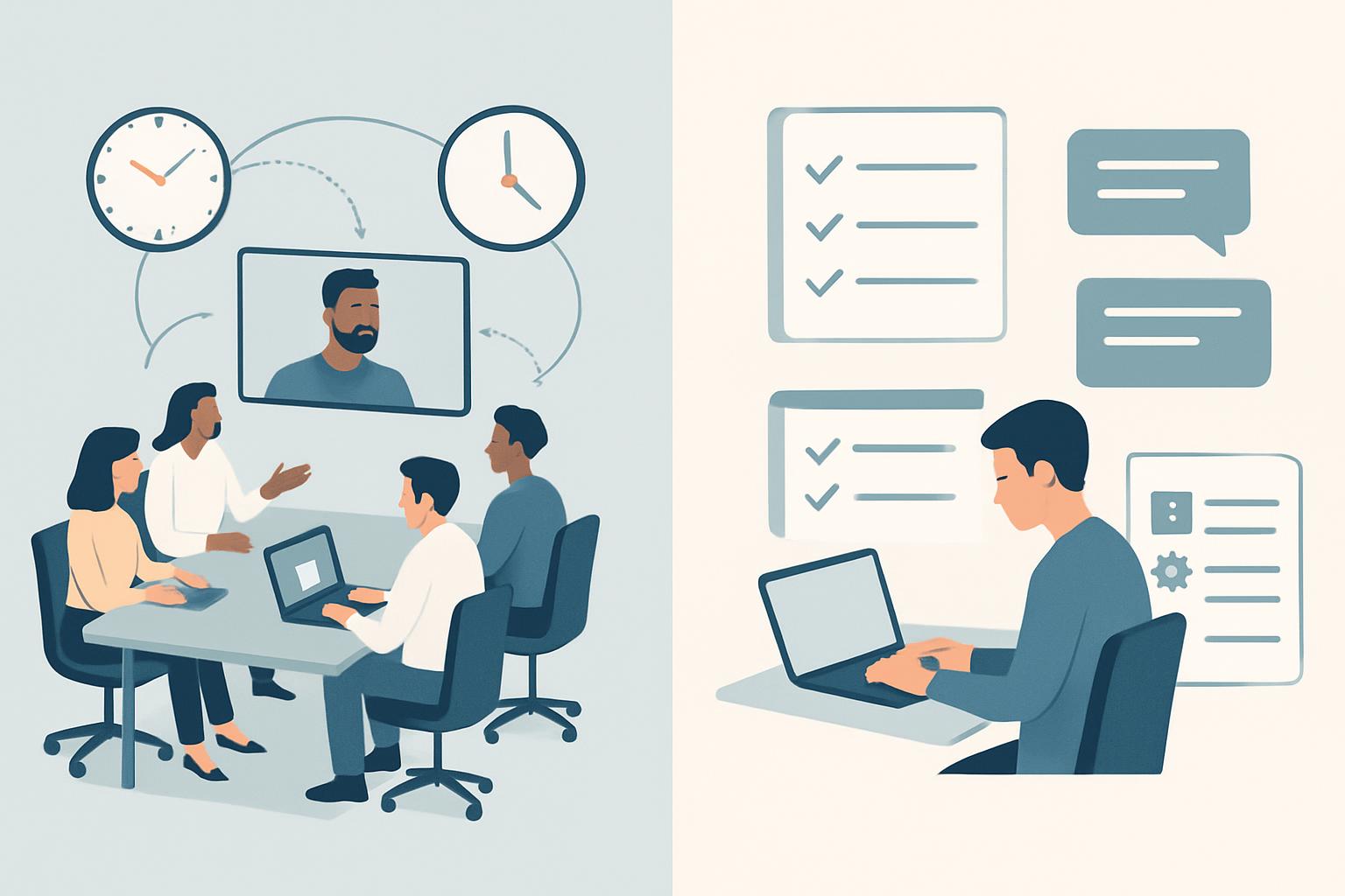 Synchronous vs Asynchronous Decision Rules - Live vs Offline