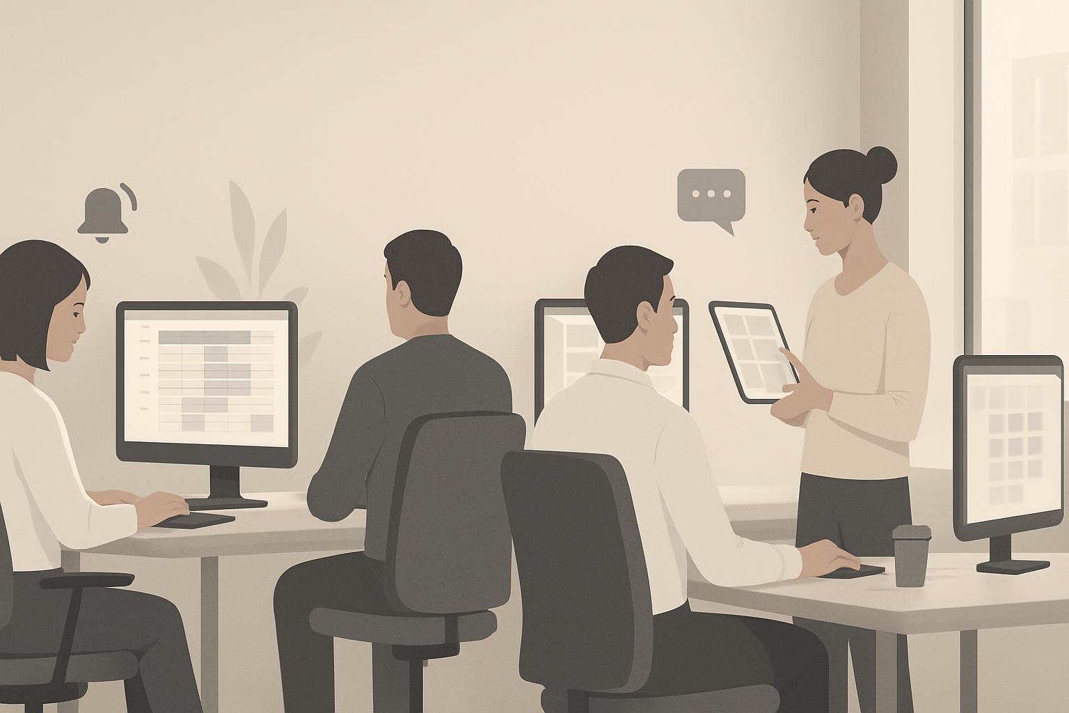 Batching Communication: Office Hours for Faster Responses