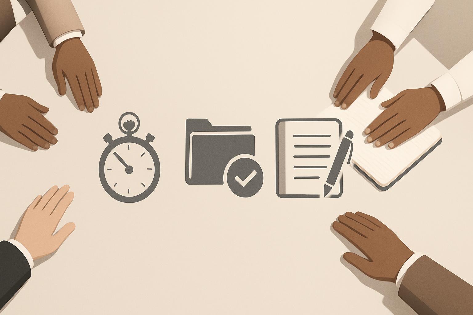 Meeting Role Definitions: Assign Timekeepers & Note-Takers