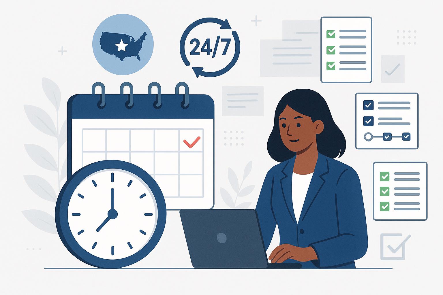 Never Miss an Appointment: The Ultimate Guide to U.S.-Based 24/7 Scheduling Assistants