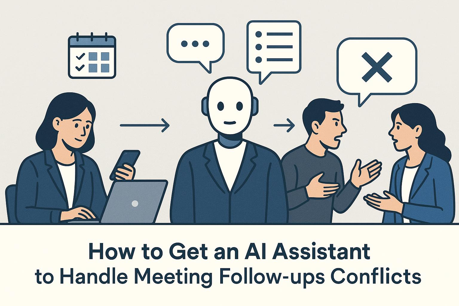 How to Get an AI Assistant to Handle Meeting Follow-Ups and Resolve Conflicts