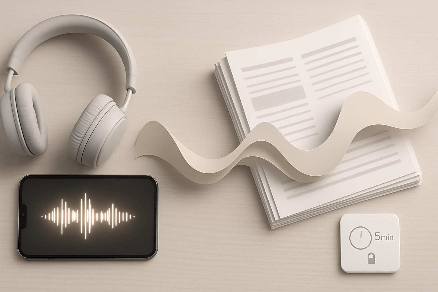 Turn Newsletters into 3-Minute AI Audio Briefings — Schedule