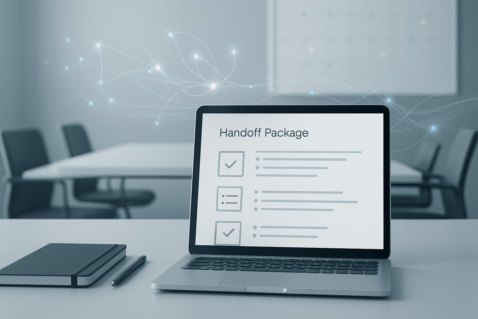 Replace Status Meetings with Handoff Packages | AI