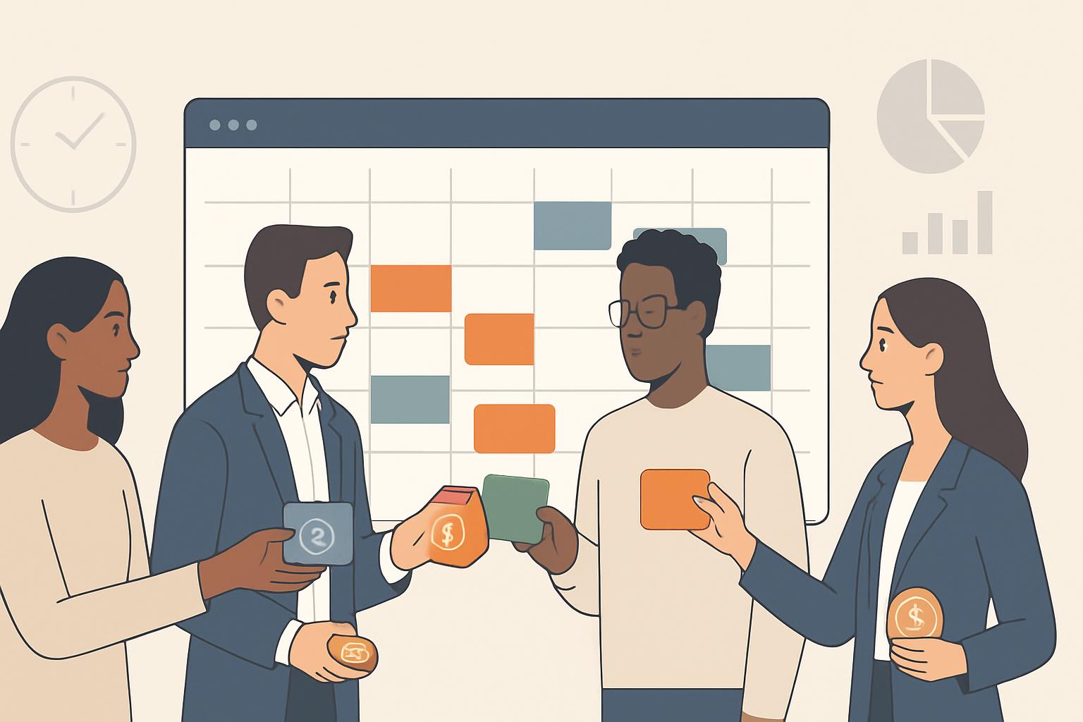 Internal Time-Exchange Marketplaces to Improve Productivity