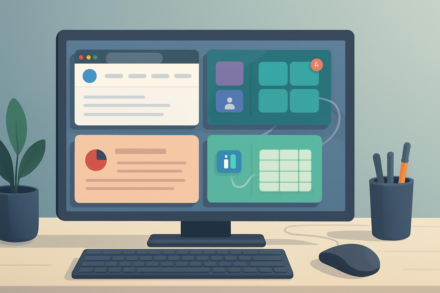 Zero-Tab Workflow for Business Professionals: Arrange Your B