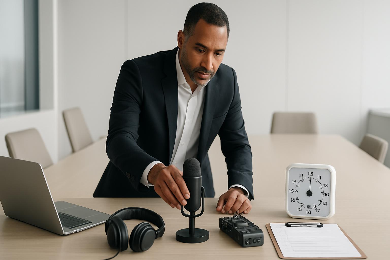 Executive Audio Setup: 15-Minute Checklist [Expert Guide]